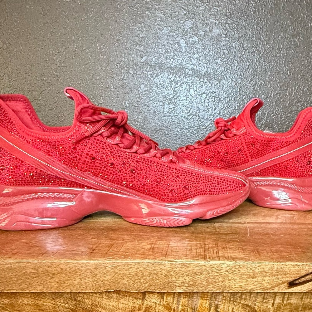 Steve Madden Vibrant Red Men's Sneakers